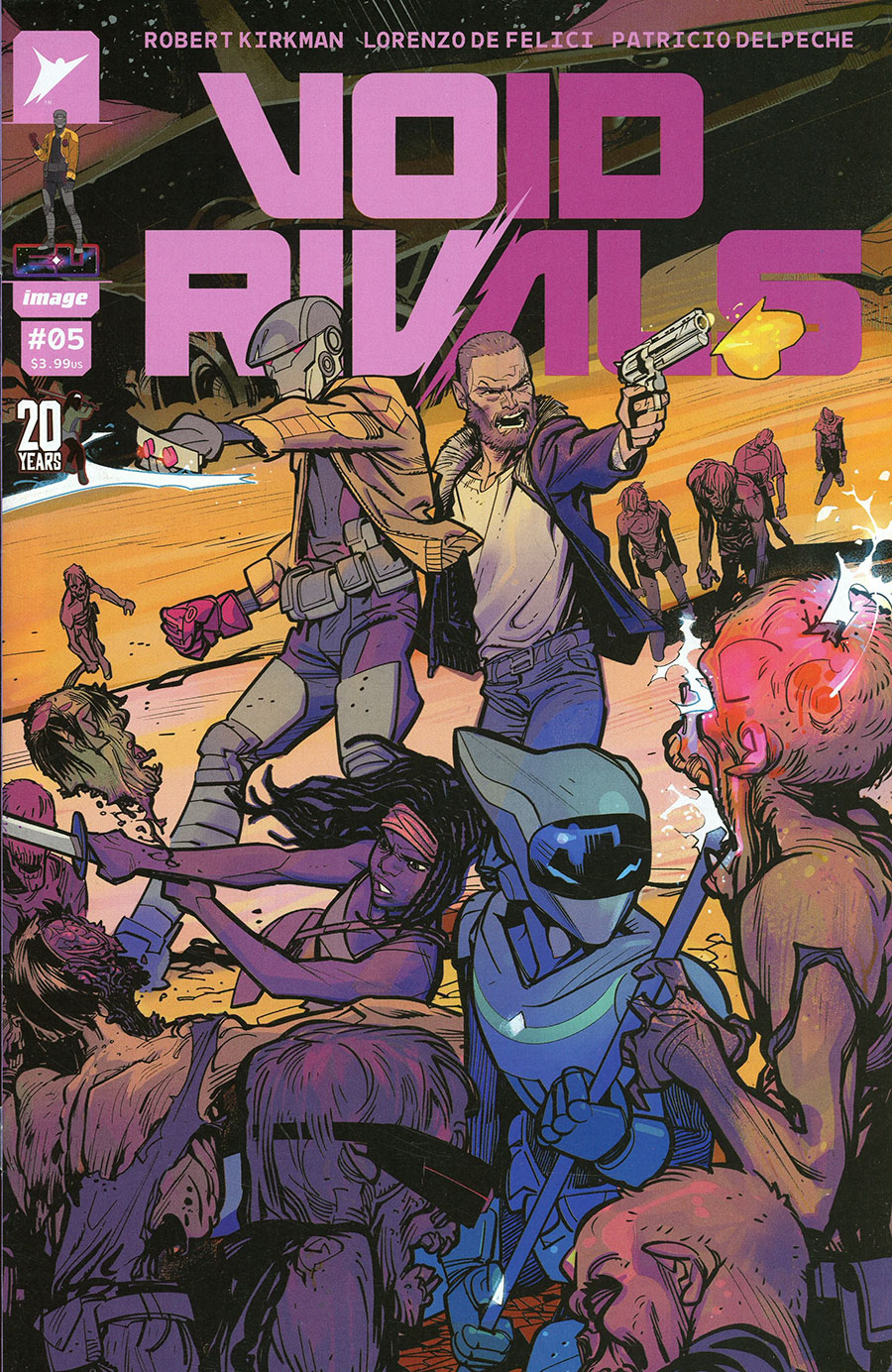 Void Rivals #5 Cover F Variant Conor Hughes The Walking Dead 20th Anniversary Cover