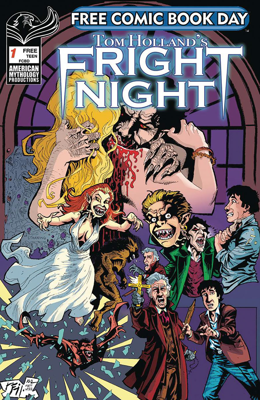 Tom Hollands Fright Night #1 Cover K FCBD 2023