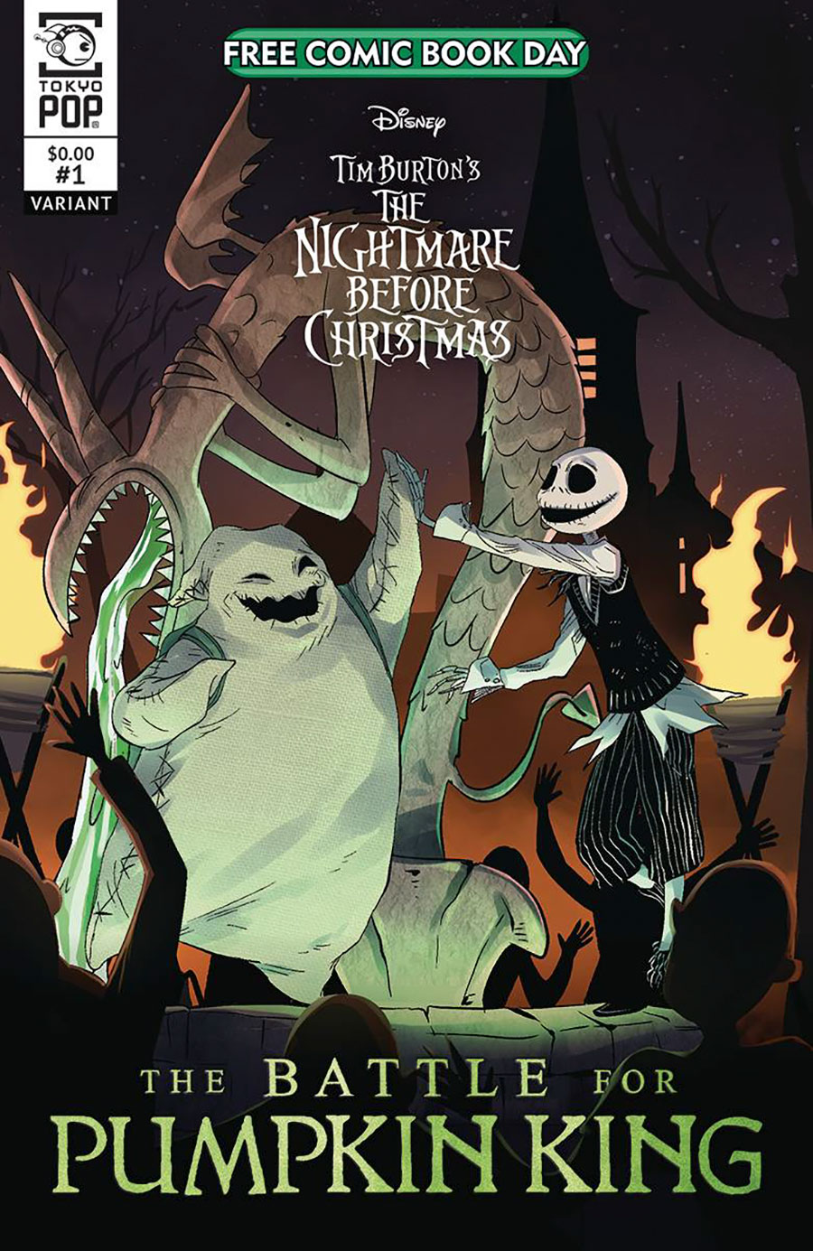 Nightmare Before Christmas Battle For Pumpkin King #1 FCBD 2023