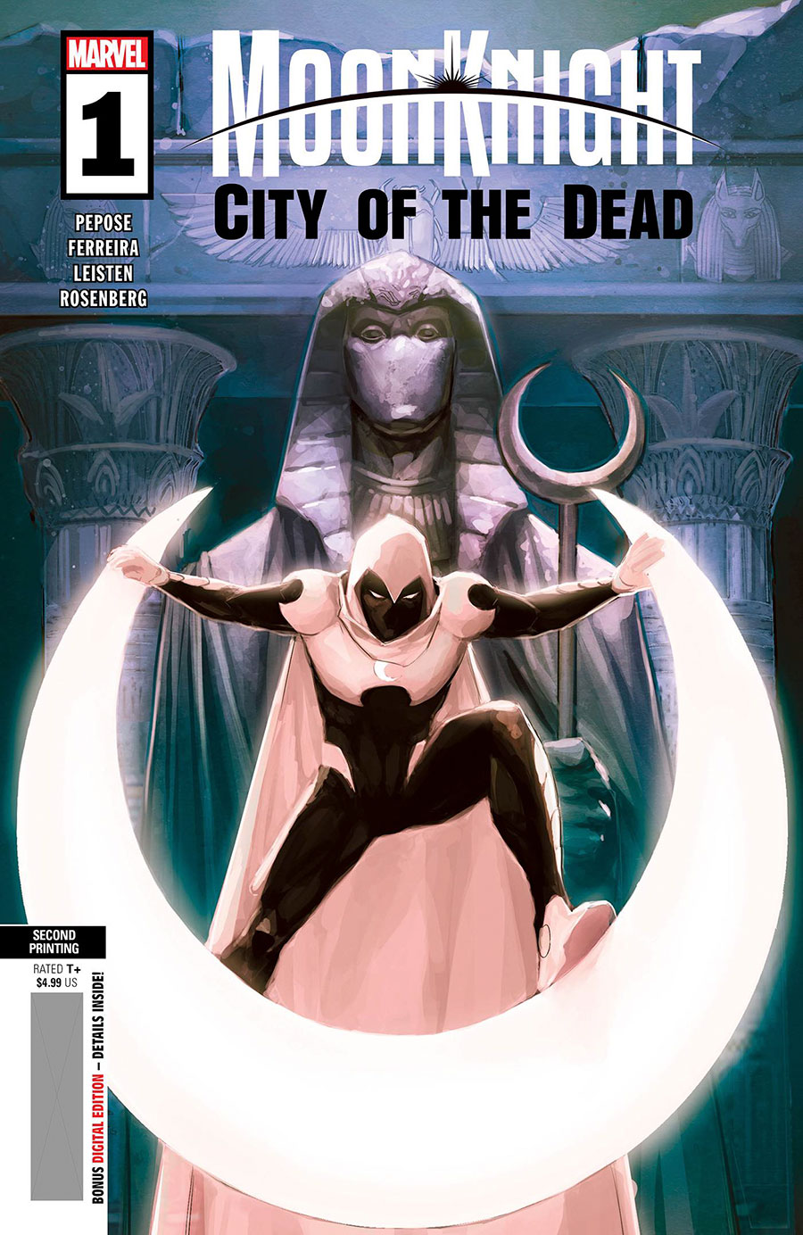 Moon Knight City Of The Dead #1 Cover G 2nd Ptg Rod Reis Variant Cover