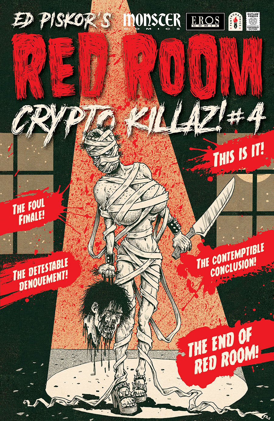 Red Room Crypto Killaz #4 Cover B Incentive Ed Piskor Variant Cover