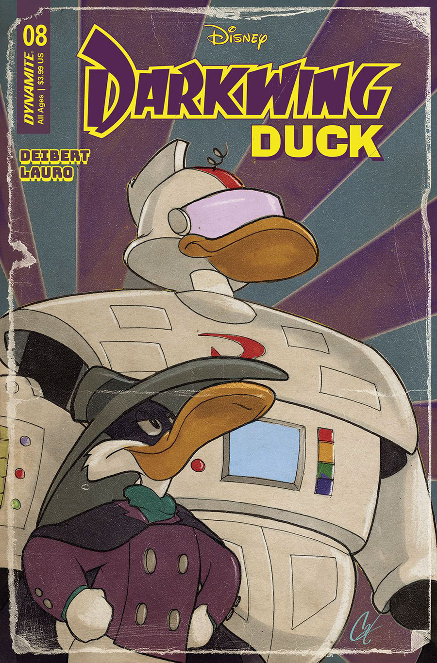 Darkwing Duck Vol 3 #8 Cover Q Variant Cat Staggs Cover