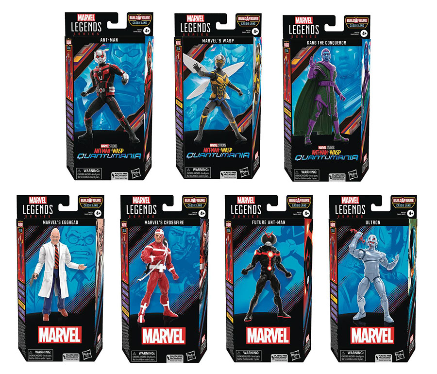 Ant-Man Movie Legends Cassie Lang Build-A-Figure Series 6-Inch Action Figure Assortment Case 202301