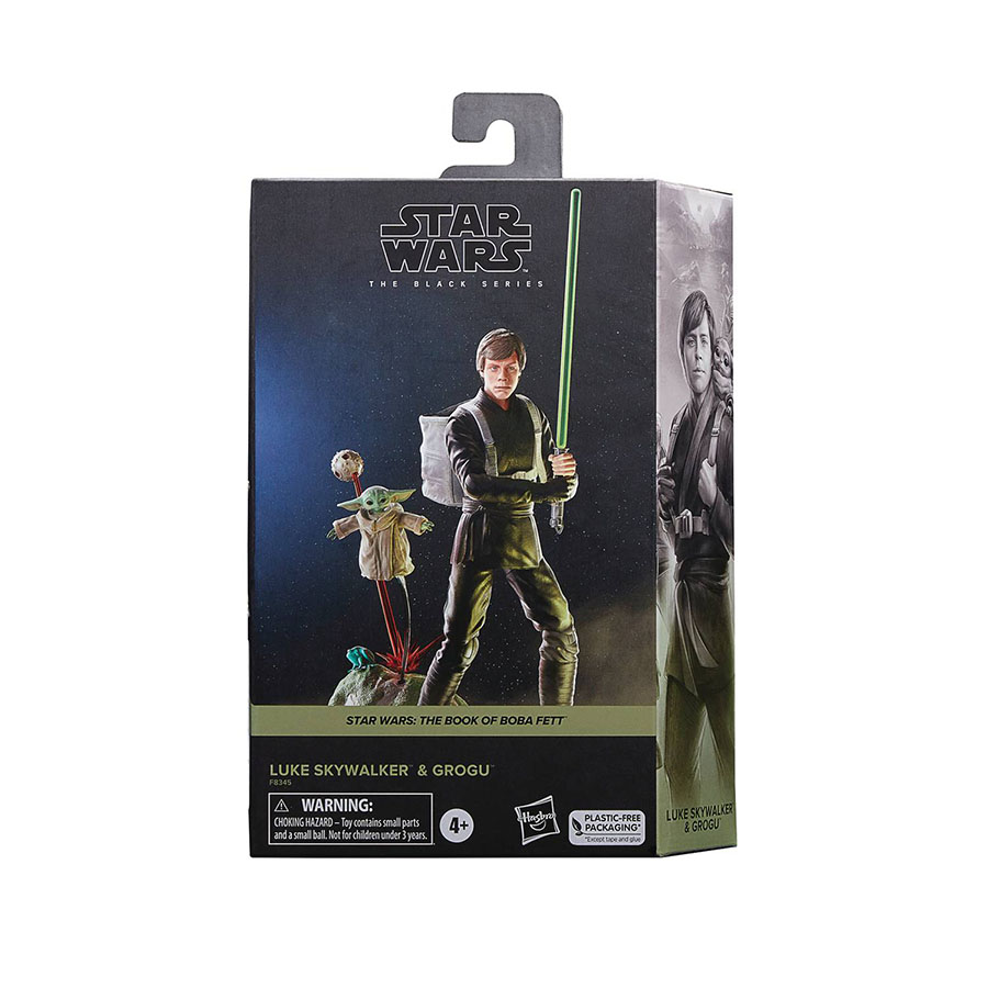 Star Wars Black Series Book Of Boba Fett Luke Skywalker & Grogu 6-Inch Action Figure Case