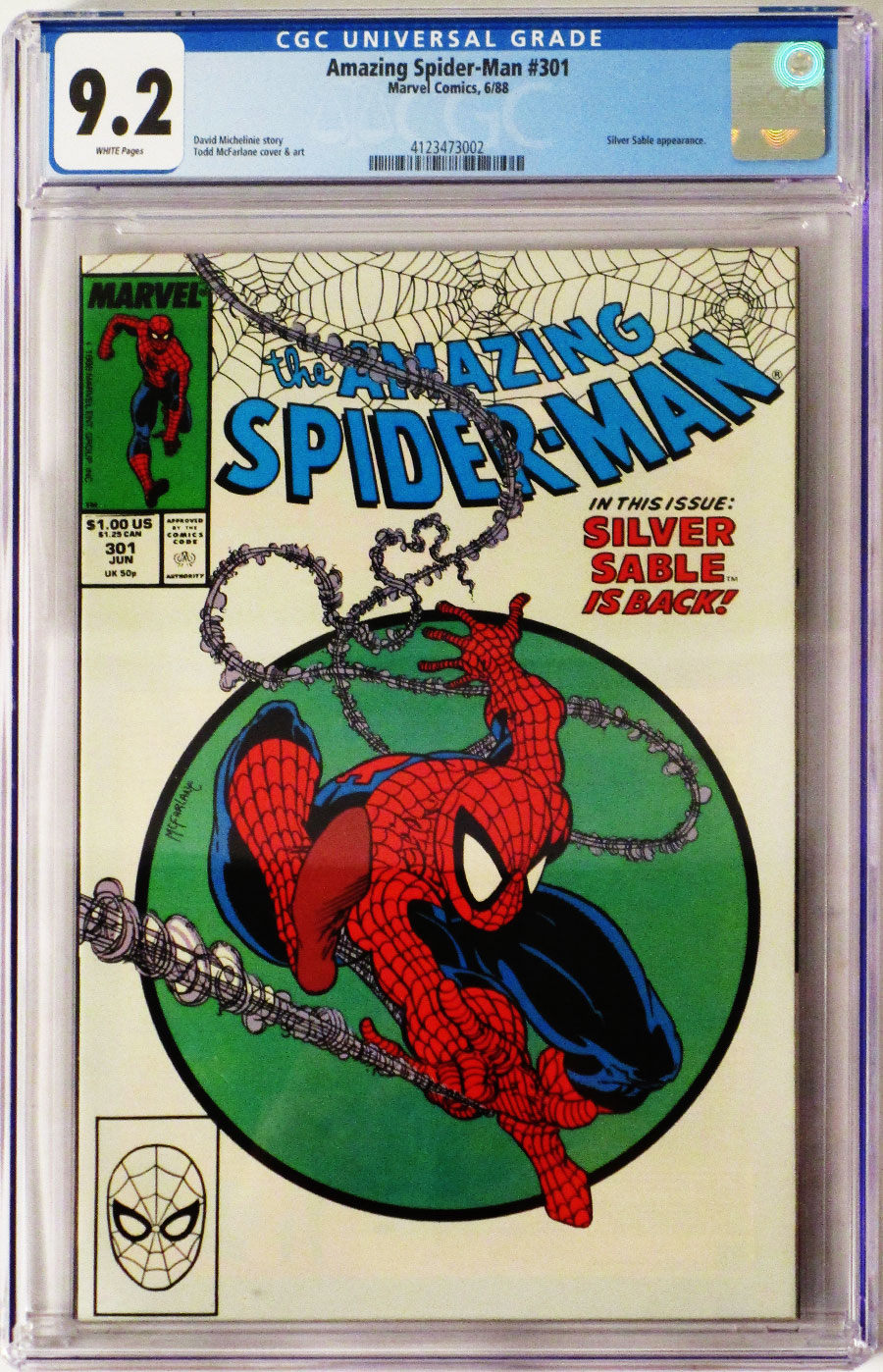 Amazing Spider-Man #301 Cover C 1st Ptg CGC 9.2