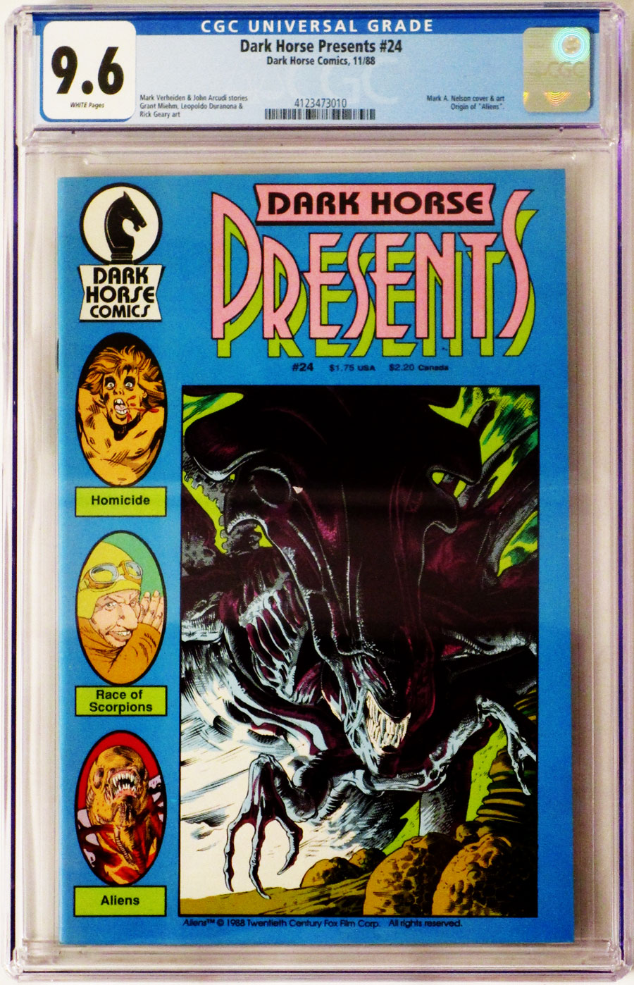 Dark Horse Presents #24 Cover B CGC 9.6