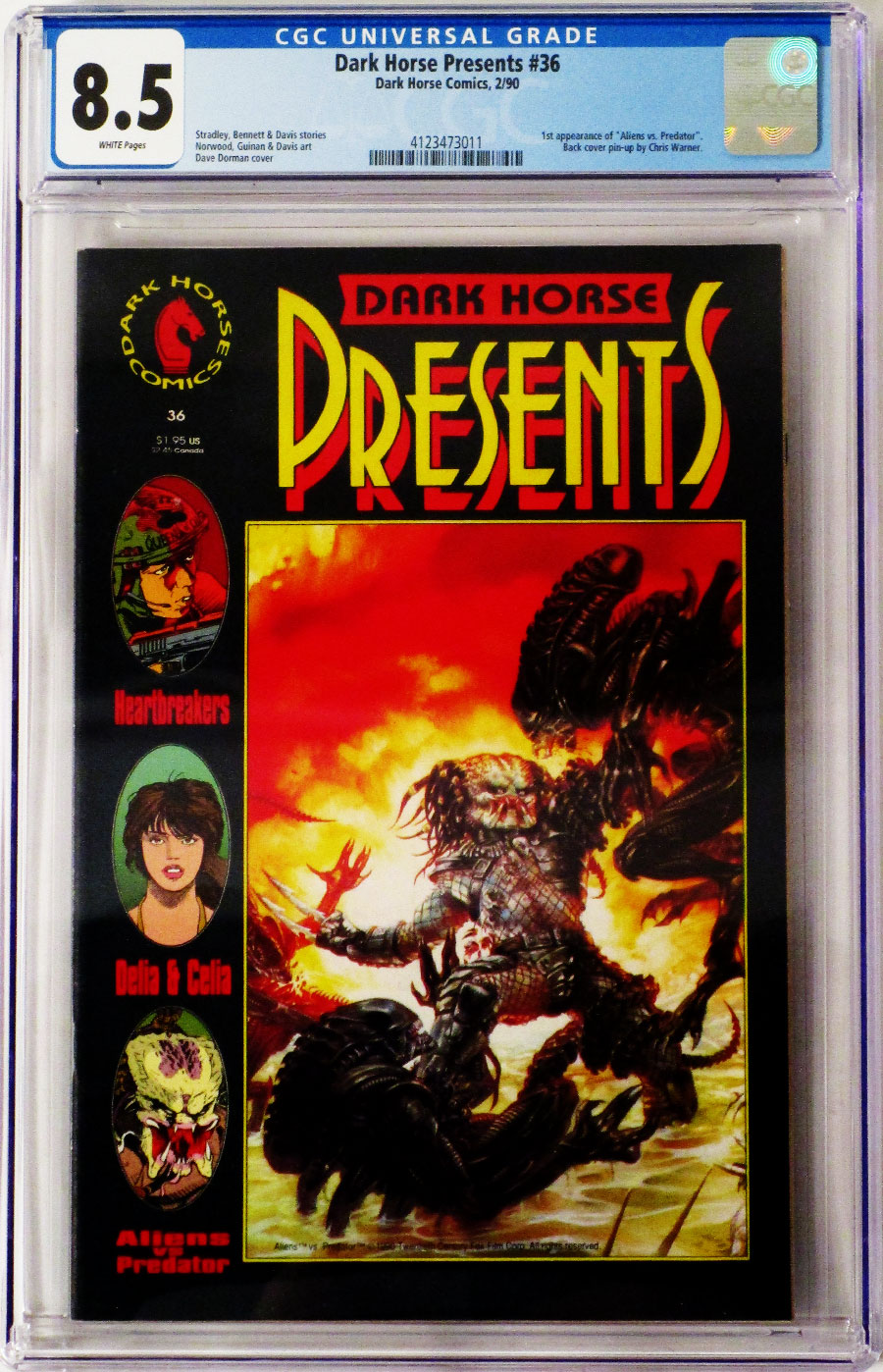 Dark Horse Presents #36 Cover C Painted Cover CGC 8.5