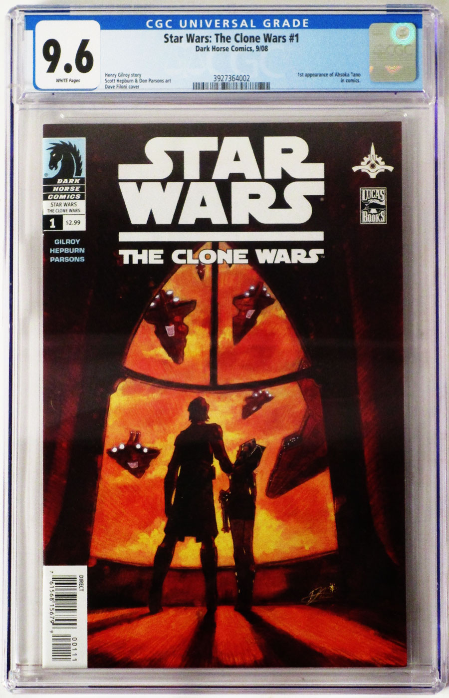 Star Wars Clone Wars #1 Cover B CGC 9.6
