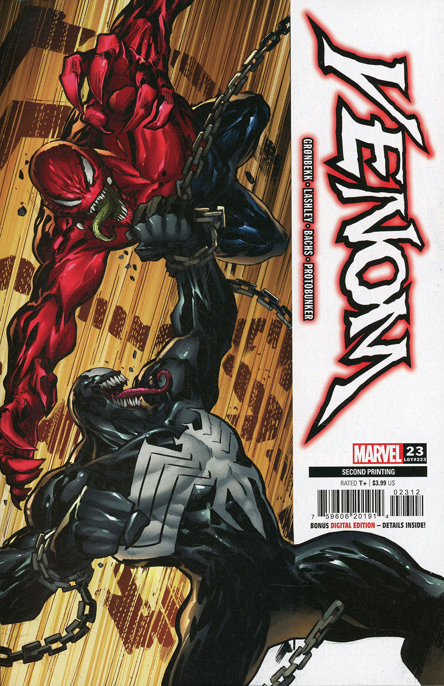 Venom Vol 5 #23 Cover N 2nd Ptg Ken Lashley Variant Cover