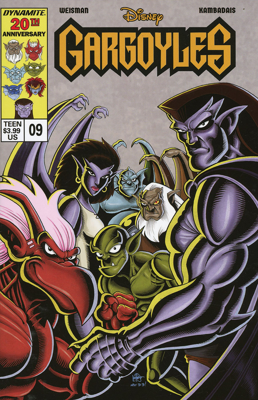 Gargoyles Vol 3 #9 Cover Q Variant Ken Haeser Cover