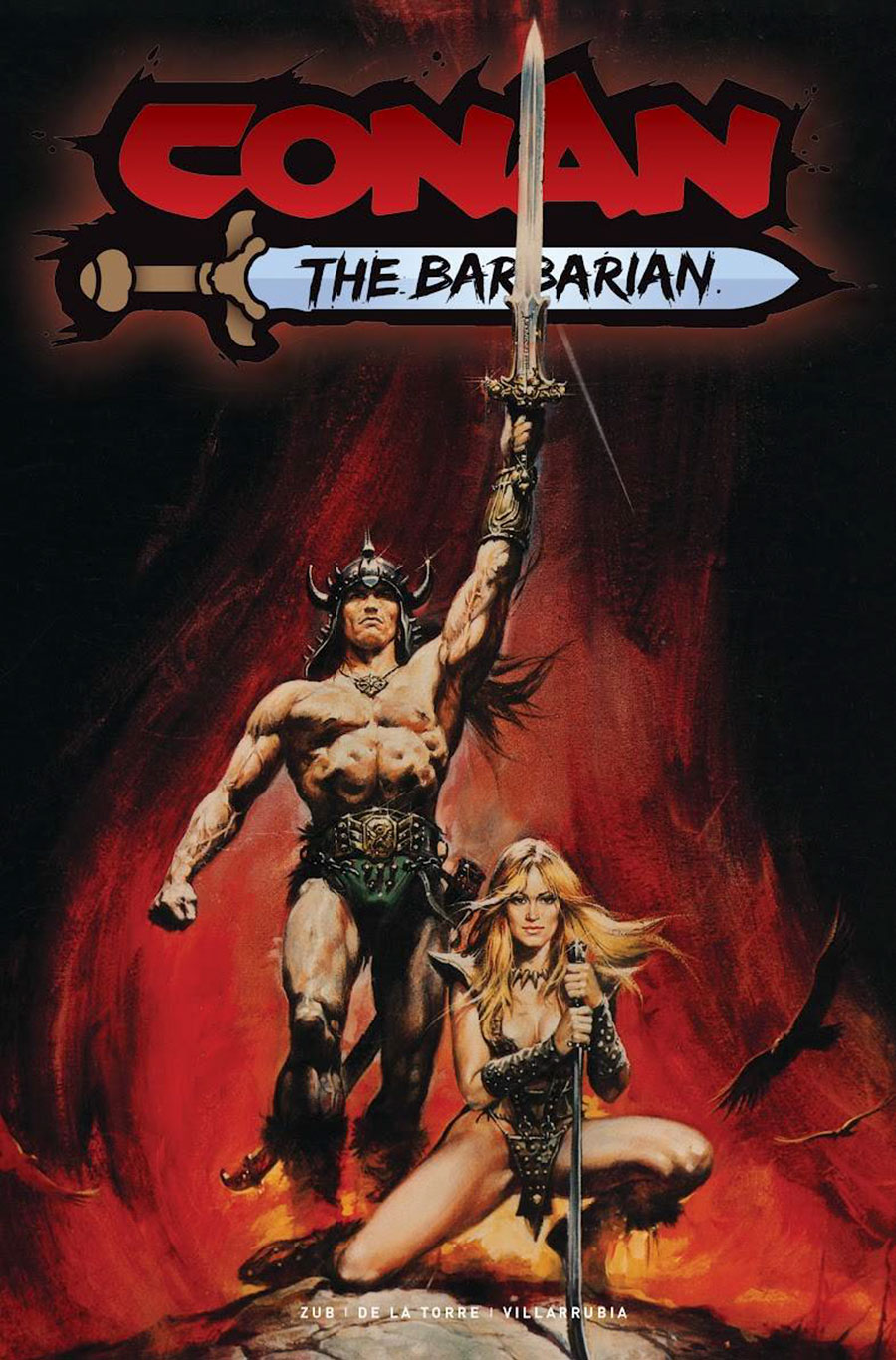 Conan The Barbarian Vol 5 #1 Cover S 2nd Ptg Arnold Schwarzenegger Movie Novel Replica Variant Cover