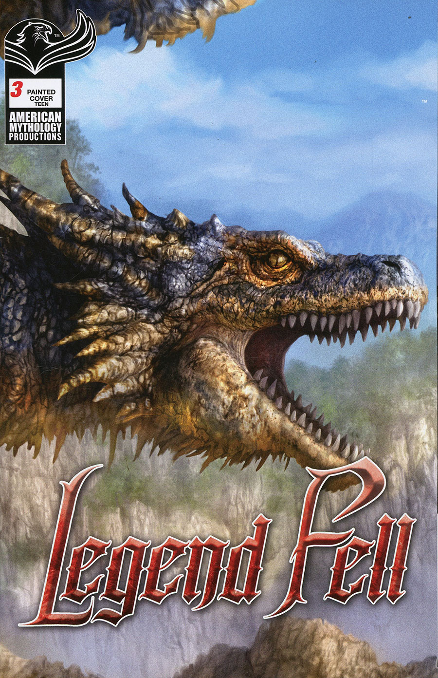 Legend Fell #3 Cover C Limited Edition Dragons Painted Variant Cover