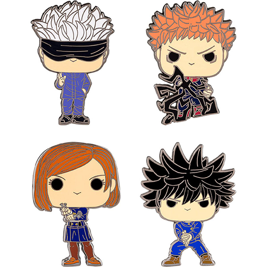 POP Jujutsu Kaisen 4-Pack Pin Set