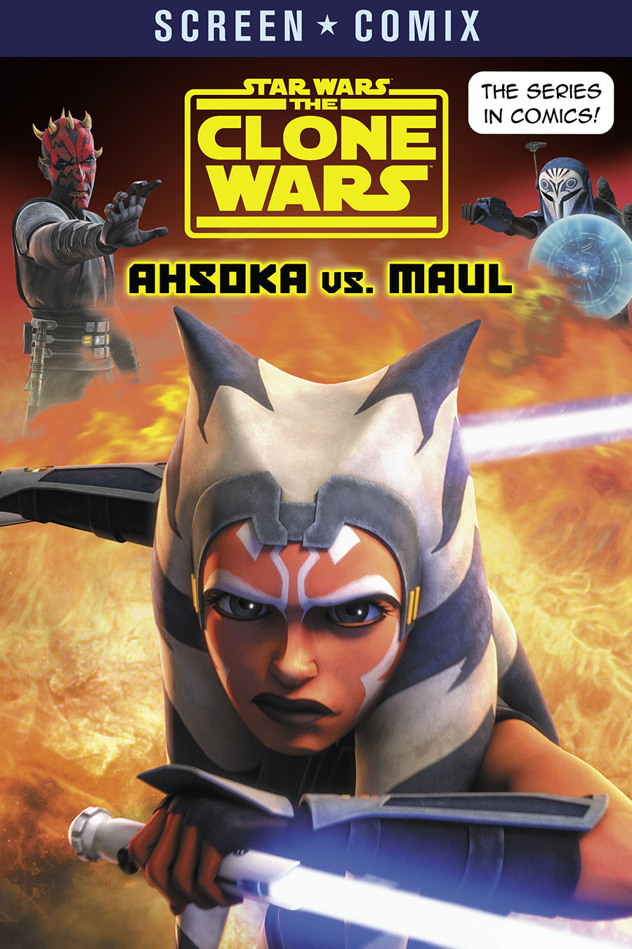 Star Wars The Clone Wars Screen Comix Ahsoka vs Maul TP