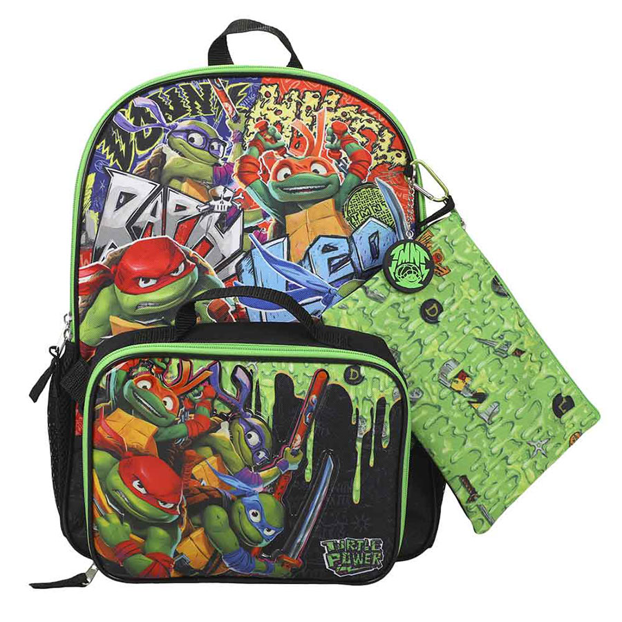 Teenage Mutant Ninja Turtles Team Turtles 5-Piece Youth Backpack Set