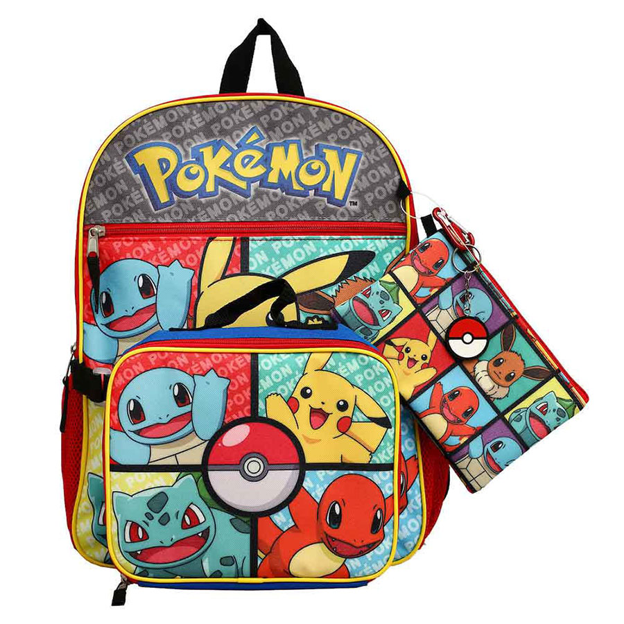 Pokemon 4-Piece Backpack Set