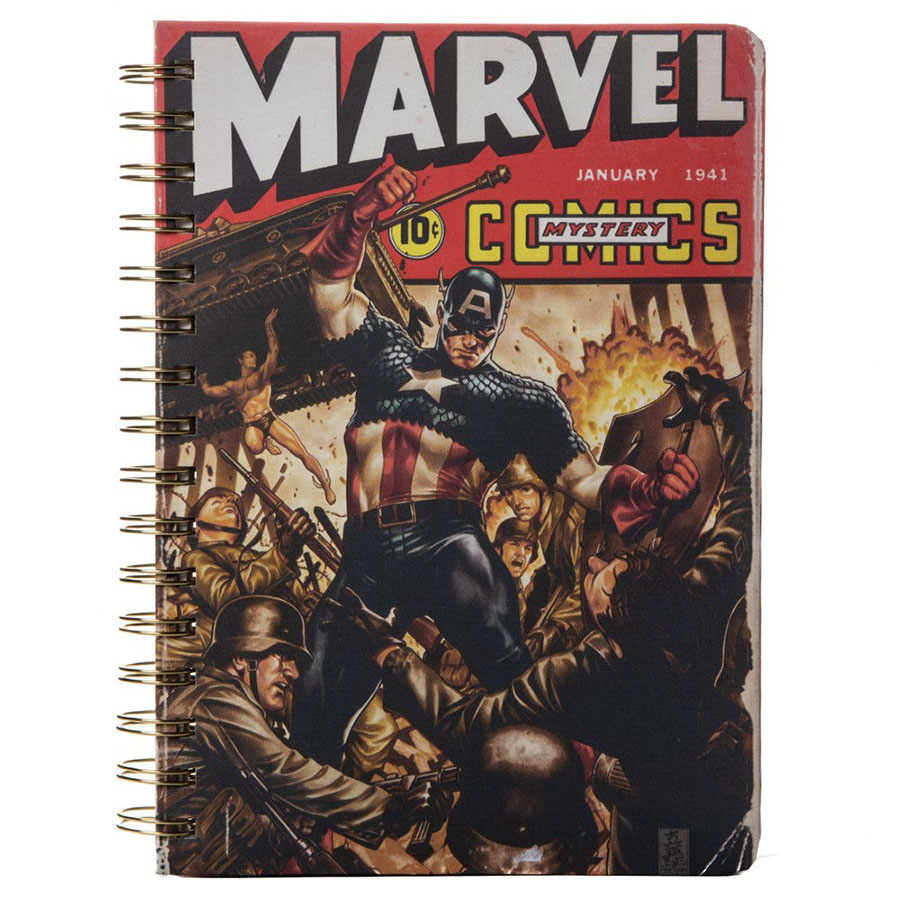 Marvel Captain America Spiral Journal