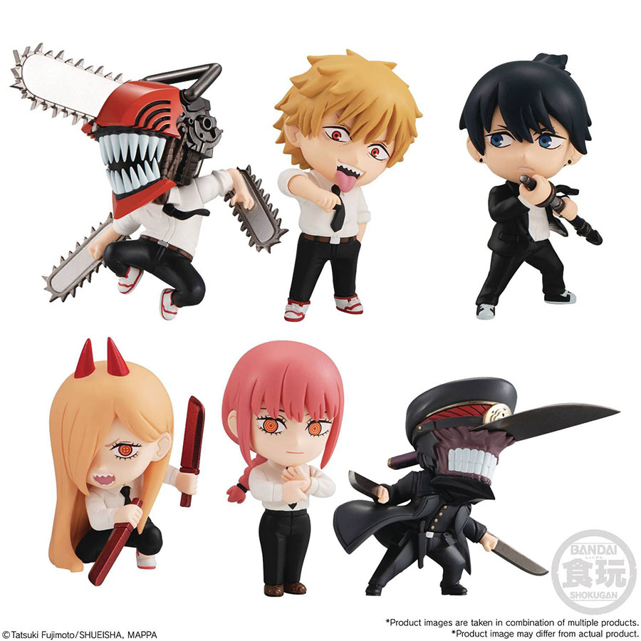 Chainsaw Man Adverge Motion Shokugan Mini Figure 6-Piece Set