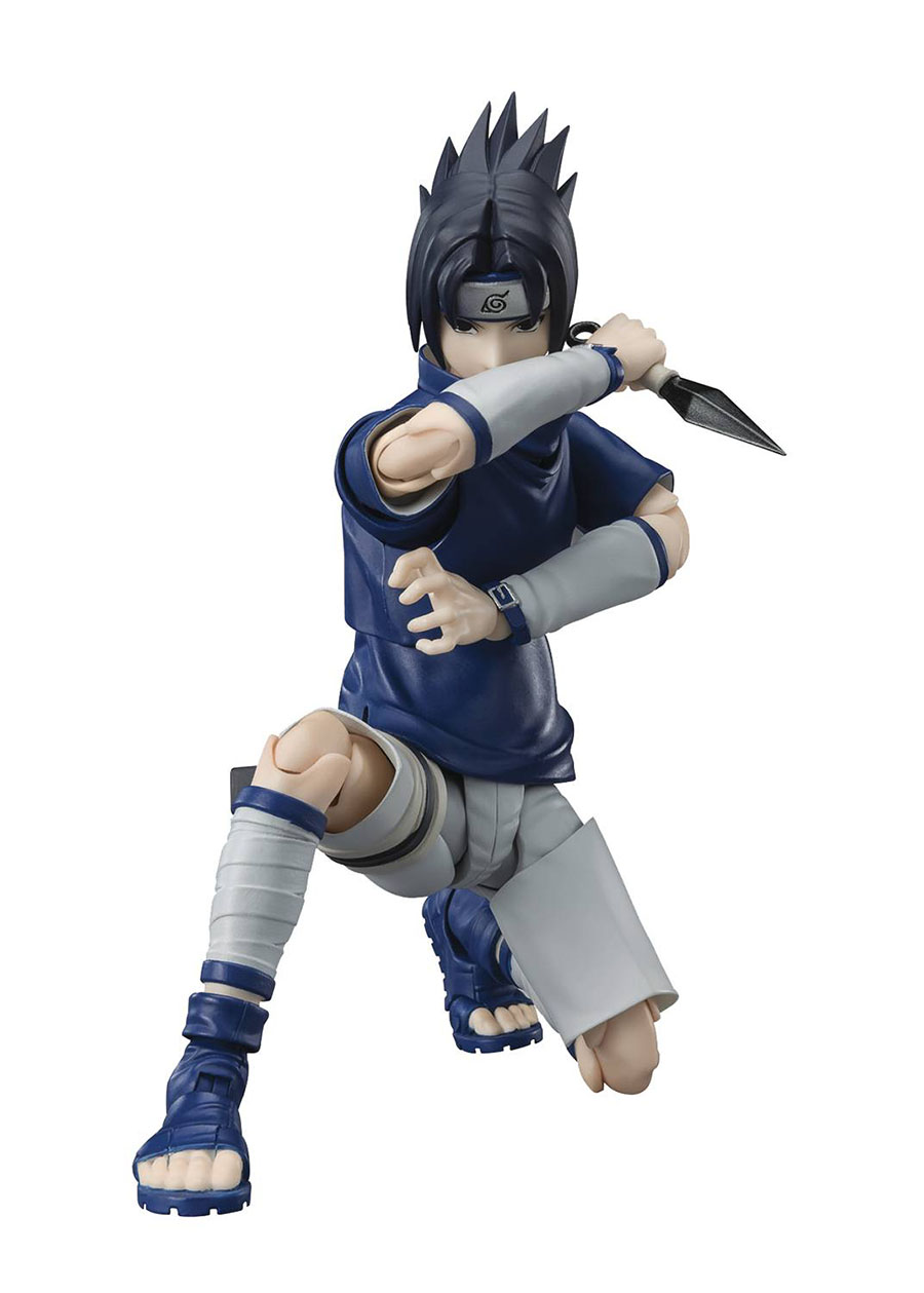Naruto S.H.Figuarts - Sasuke Uchiha - Ninja Prodigy Of The Uchiha Clan Bloodline - Action Figure