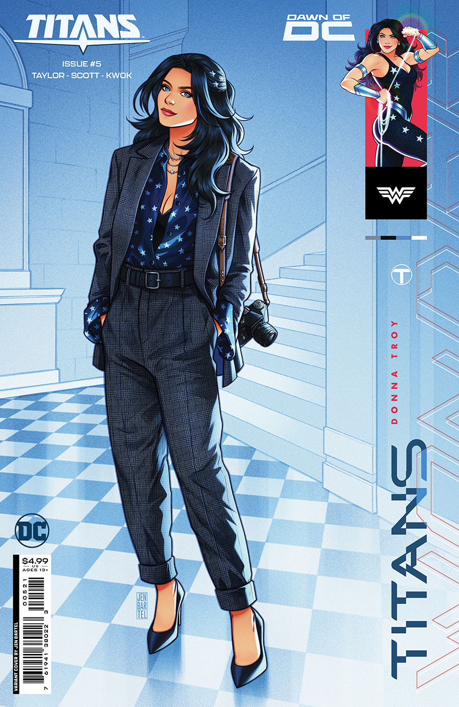 Titans Vol 4 #5 Cover B Variant Jen Bartel Card Stock Cover