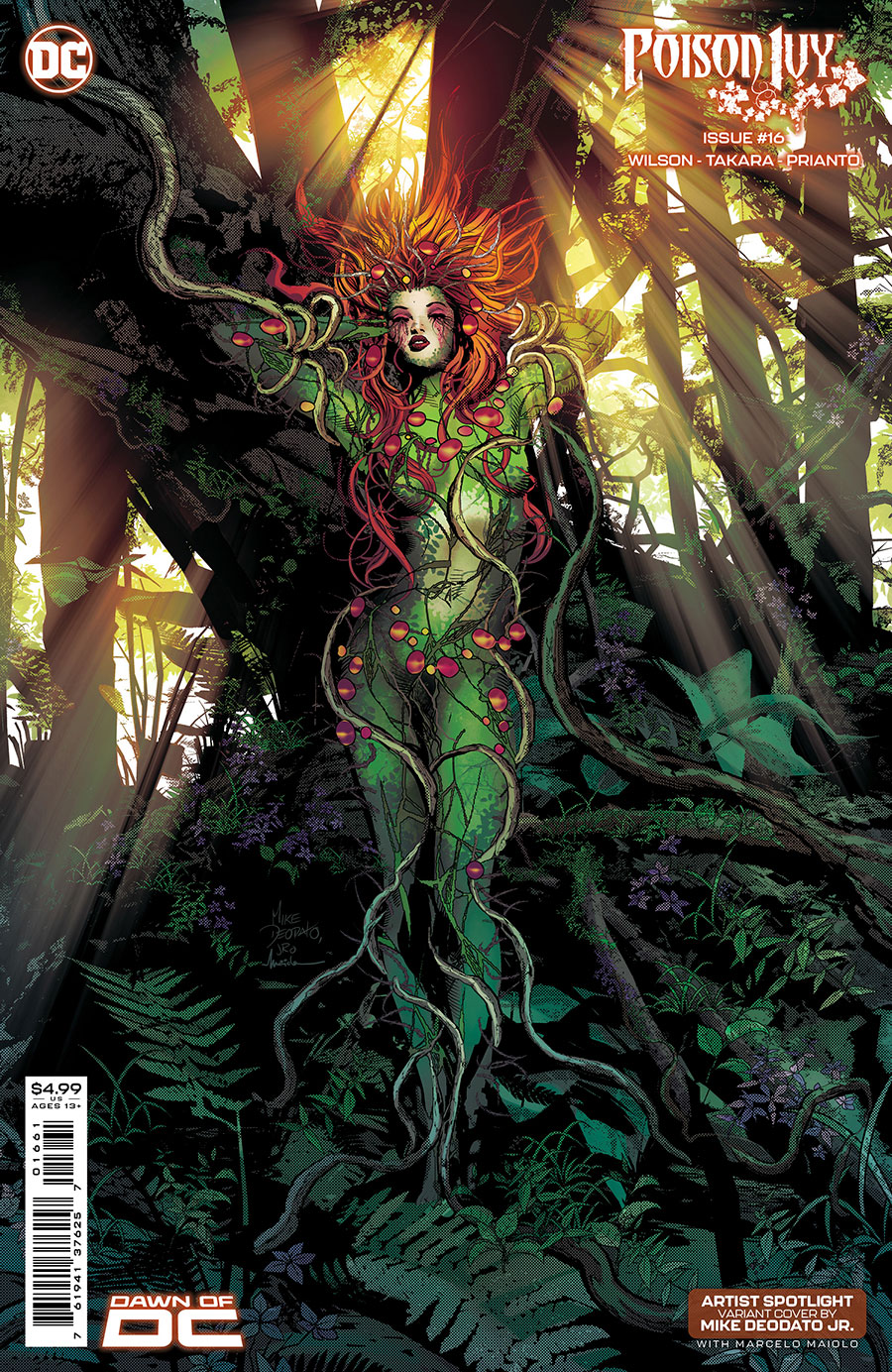 Poison Ivy #16 Cover D Variant Mike Deodato Jr Artist Spotlight Card Stock Cover