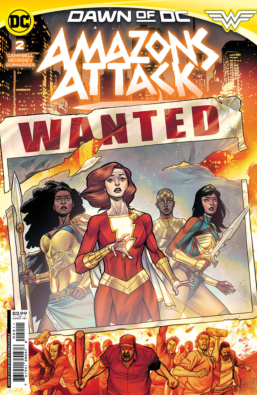 Amazons Attack Vol 2 #2 Cover A Regular Clayton Henry Cover