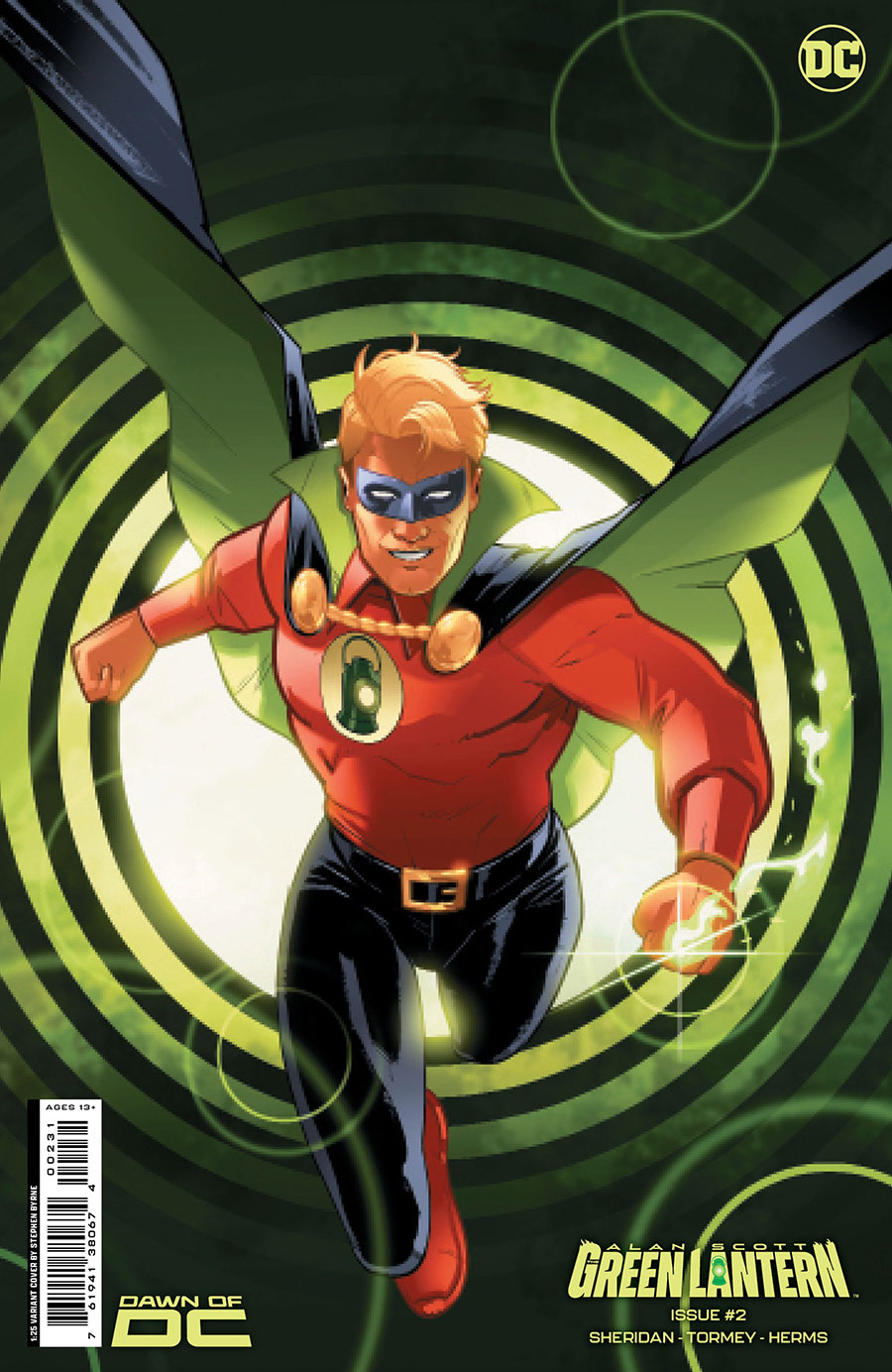Alan Scott The Green Lantern #2 Cover D Incentive Stephen Byrne Card Stock Variant Cover