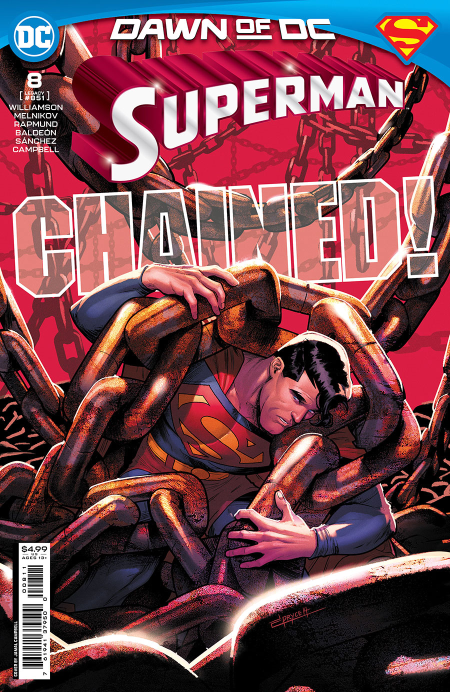 Superman Vol 7 #8 Cover A Regular Jamal Campbell Cover