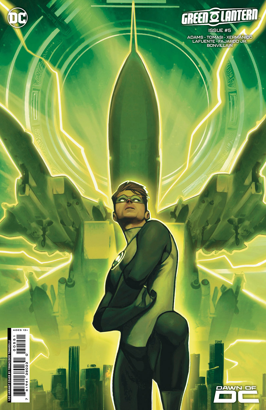 Green Lantern Vol 8 #5 Cover E Incentive Francesco Tomaselli Card Stock Variant Cover