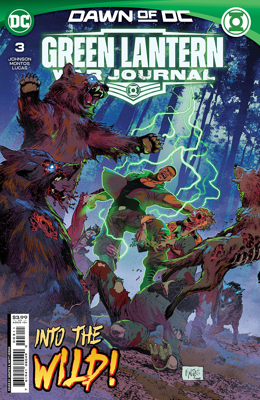 Green Lantern War Journal #3 Cover A Regular Montos Cover