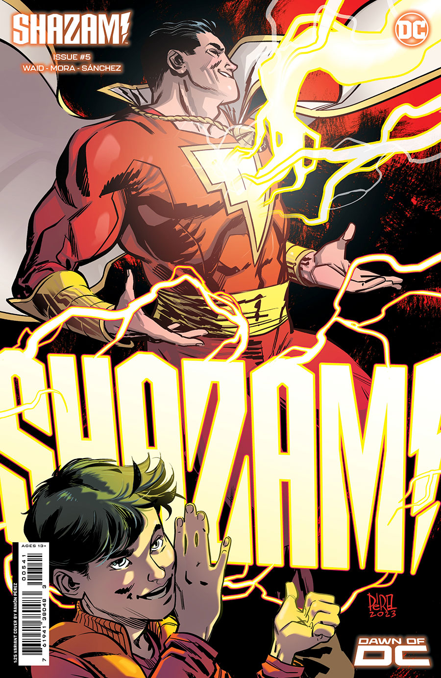 SHAZAM Vol 4 #5 Cover D Incentive Ramon Perez Card Stock Variant Cover