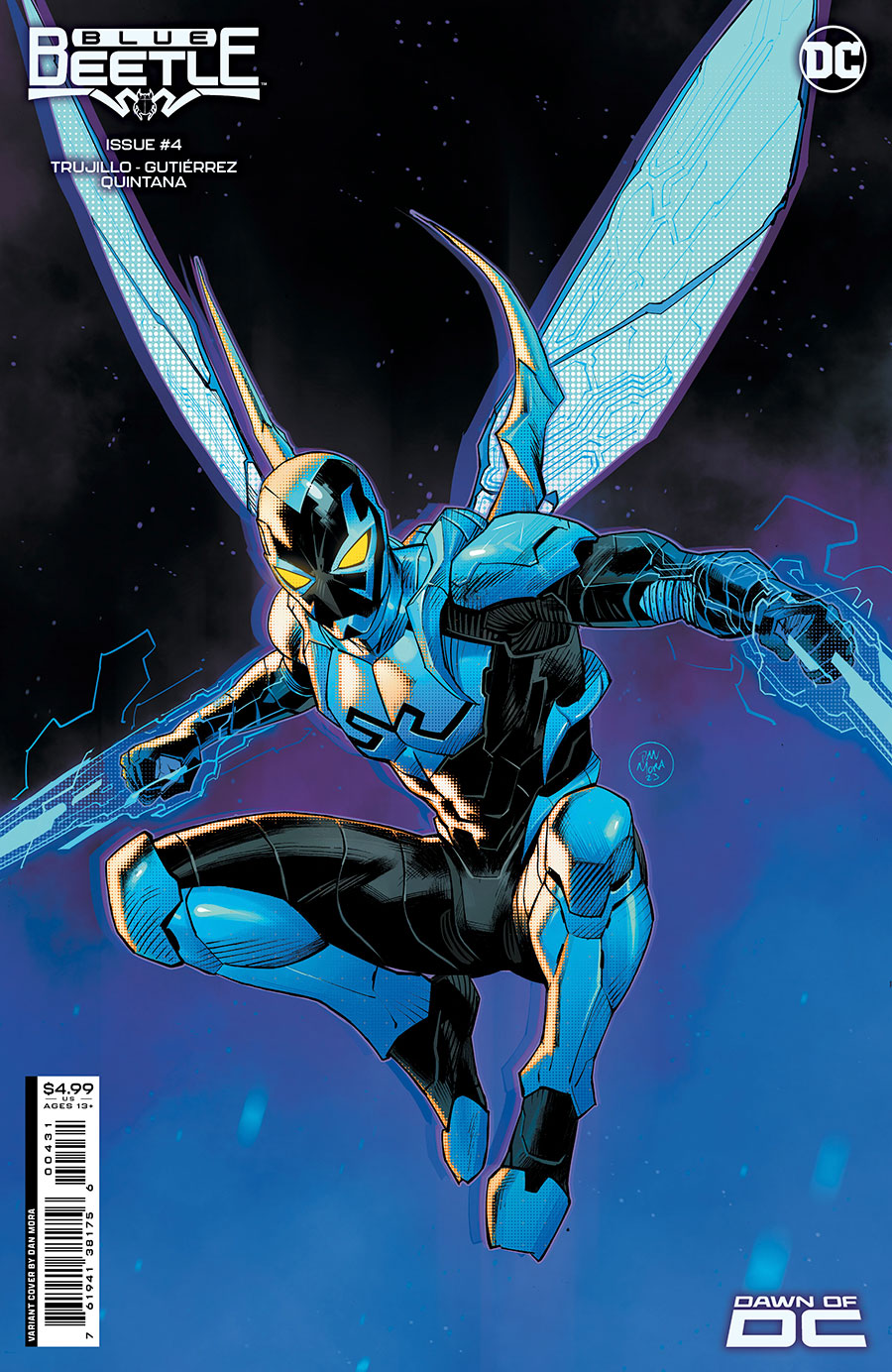 Blue Beetle (DC) Vol 5 #4 Cover B Variant Dan Mora Card Stock Cover