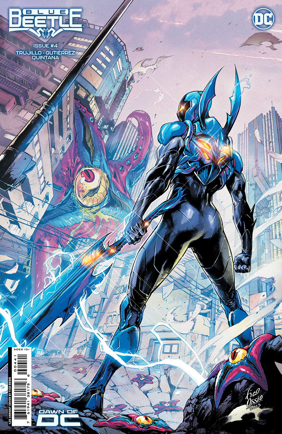 Blue Beetle (DC) Vol 5 #4 Cover D Incentive Fico Ossio Card Stock Variant Cover