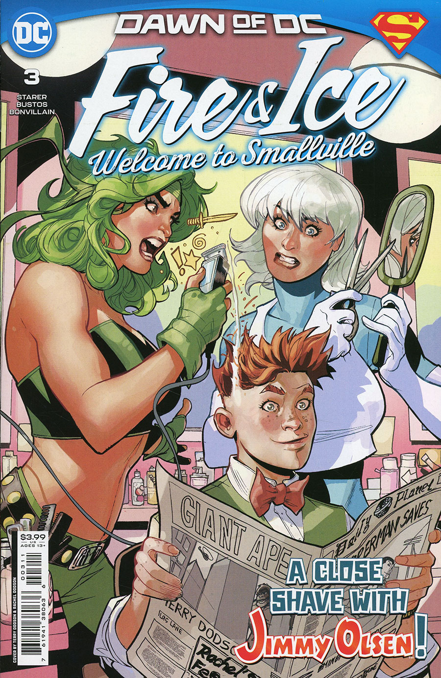 Fire & Ice Welcome To Smallville #3 Cover A Regular Terry Dodson Cover