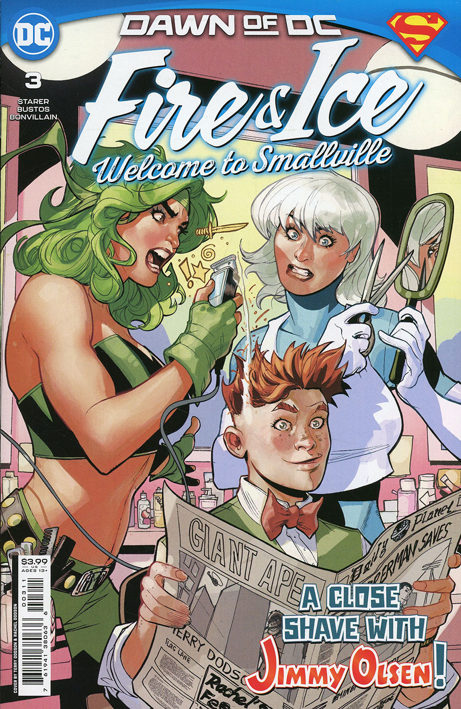 Fire & Ice Welcome To Smallville #3 Cover A Regular Terry Dodson Cover