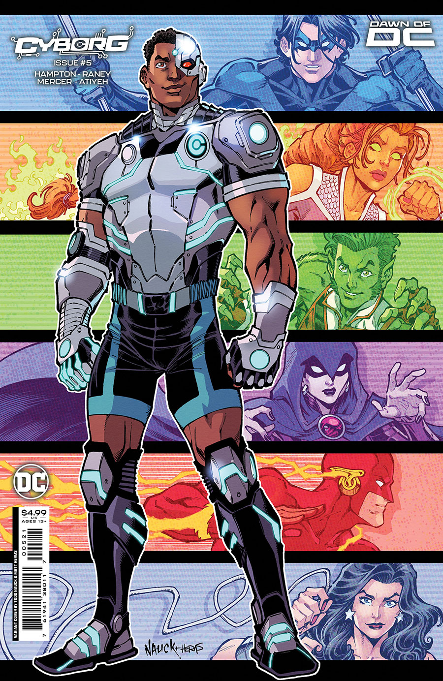 Cyborg Vol 3 #5 Cover B Variant Todd Nauck Card Stock Cover