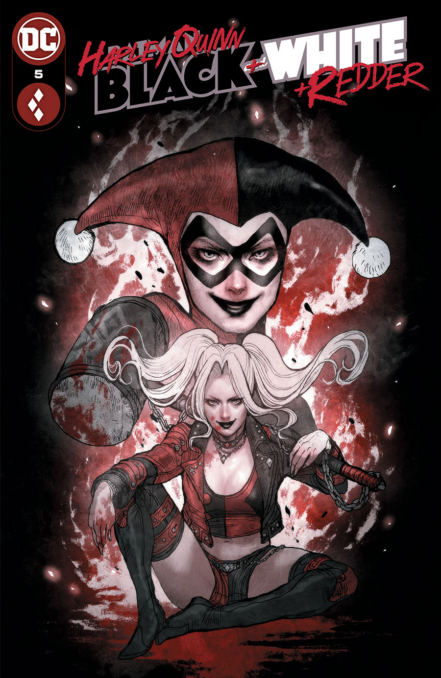 Harley Quinn Black White Redder #5 Cover A Regular Sana Takeda Cover