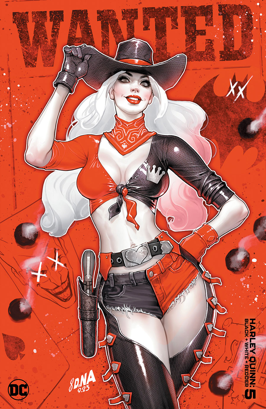 Harley Quinn Black White Redder #5 Cover C Incentive David Nakayama Variant Cover