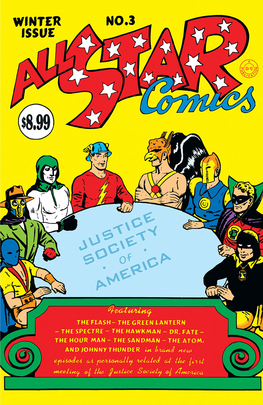 All Star Comics #3 Facsimile Edition Cover B Variant EE Hibbard Foil Cover