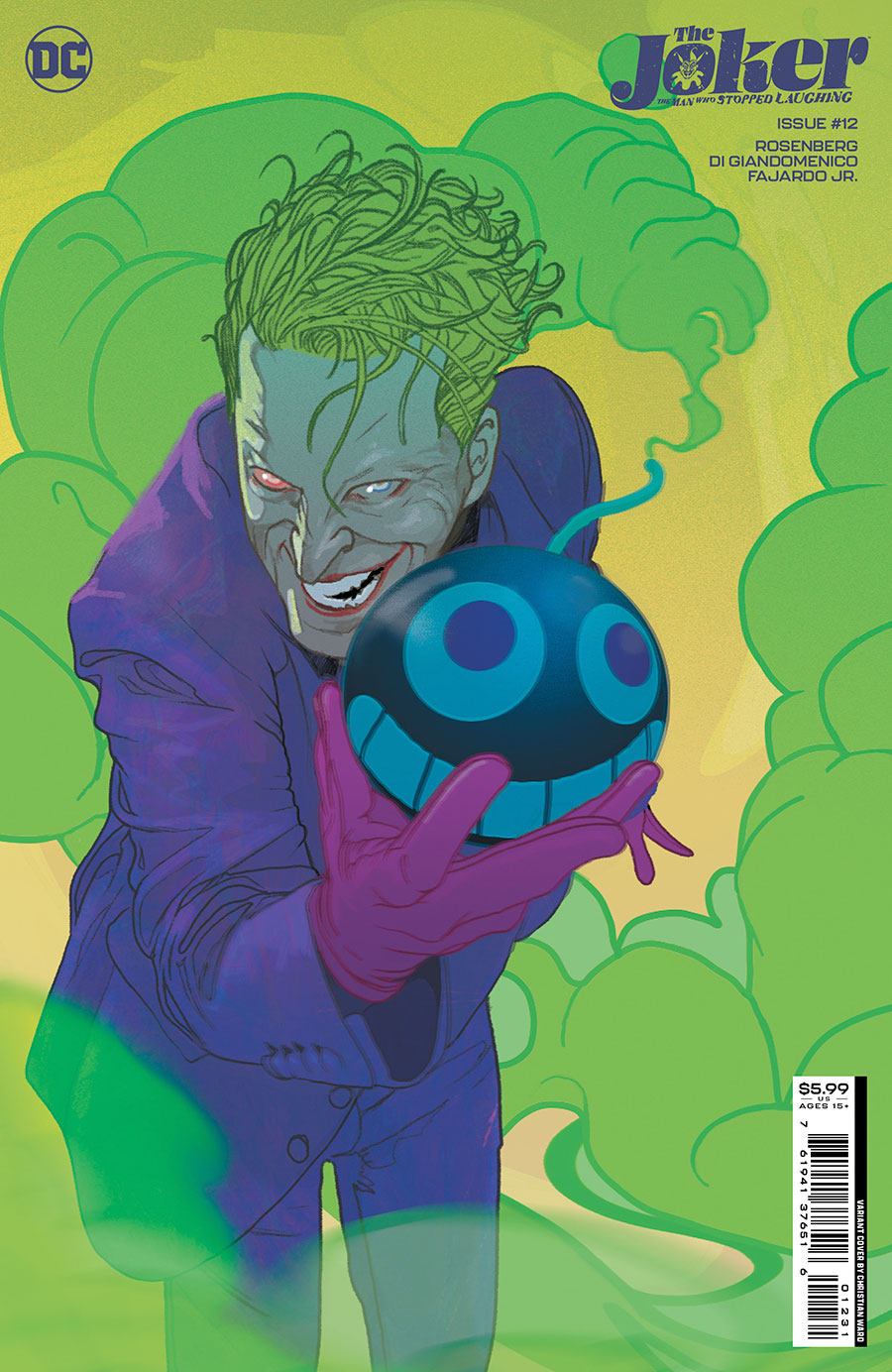 Joker The Man Who Stopped Laughing #12 Cover C Variant Christian Ward Cover
