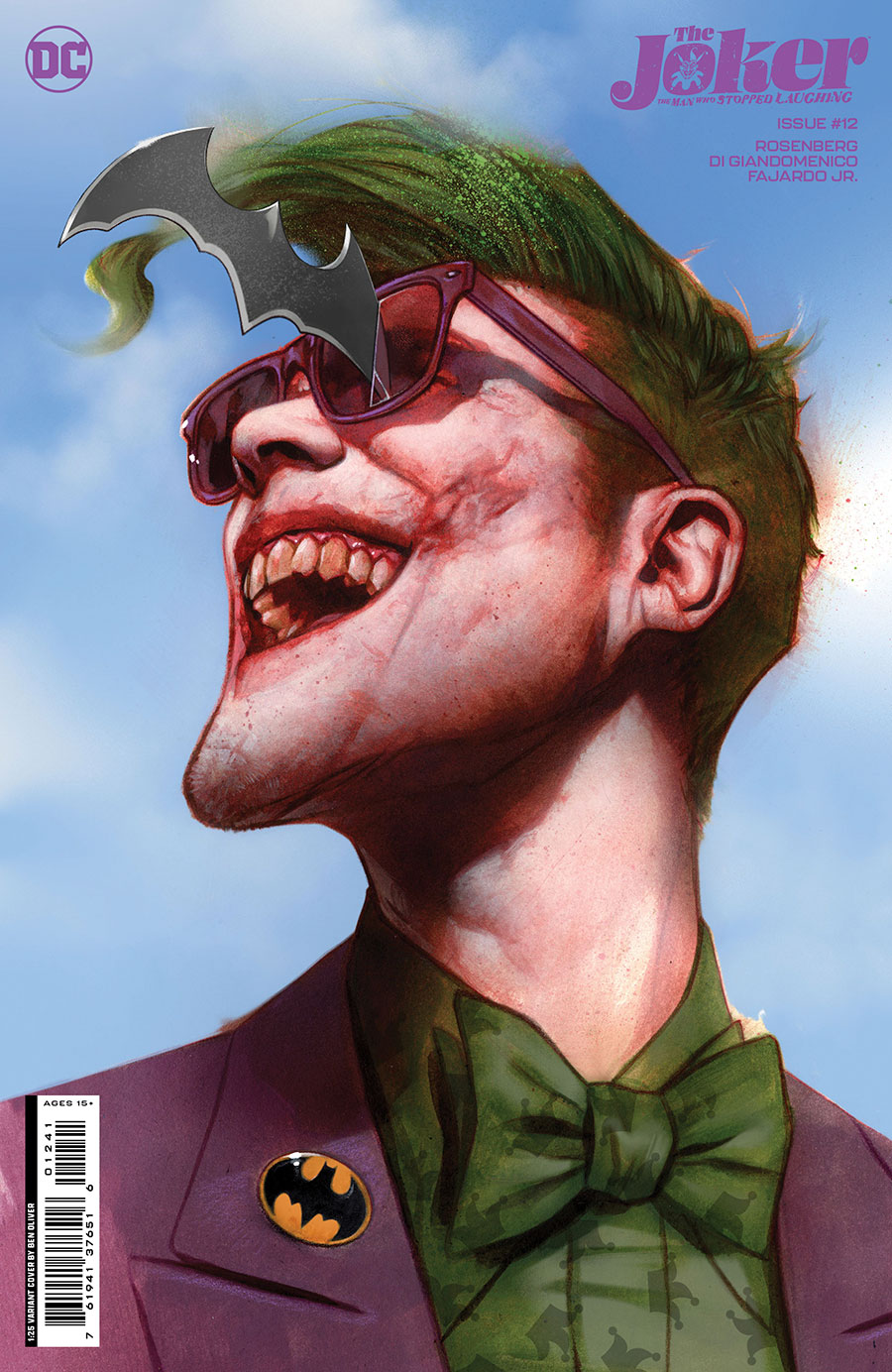 Joker The Man Who Stopped Laughing #12 Cover D Incentive Ben Oliver Variant Cover