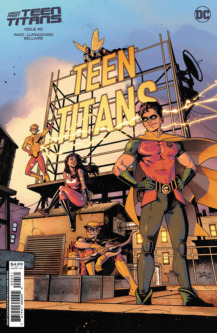Worlds Finest Teen Titans #5 Cover C Variant Belen Ortega Card Stock Cover