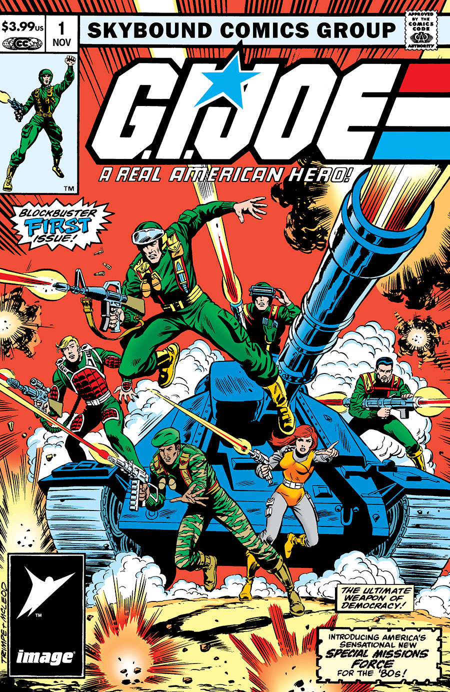 GI Joe A Real American Hero Larry Hama Cut #1 (One Shot) Cover A Regular Herb Trimpe & Bob McLeod Cover (Limit 1 Per Customer)