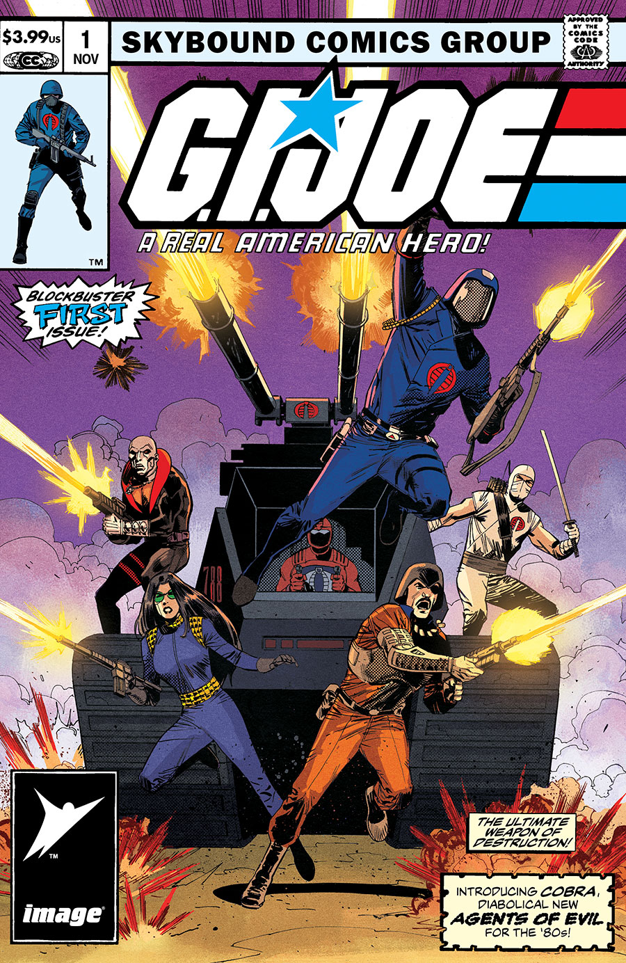 GI Joe A Real American Hero Larry Hama Cut #1 (One Shot) Cover B Variant Pat Oliffe Cover (Limit 1 Per Customer)