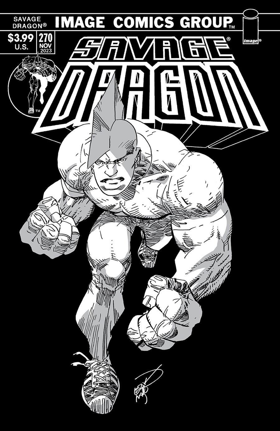 Savage Dragon Vol 2 #270 Cover B Variant Erik Larsen Cover
