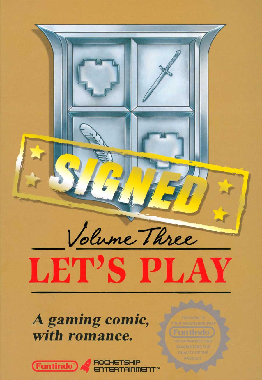 Lets Play Vol 3 TP Variant Gamer Edition Signed By Leeanne Krecic