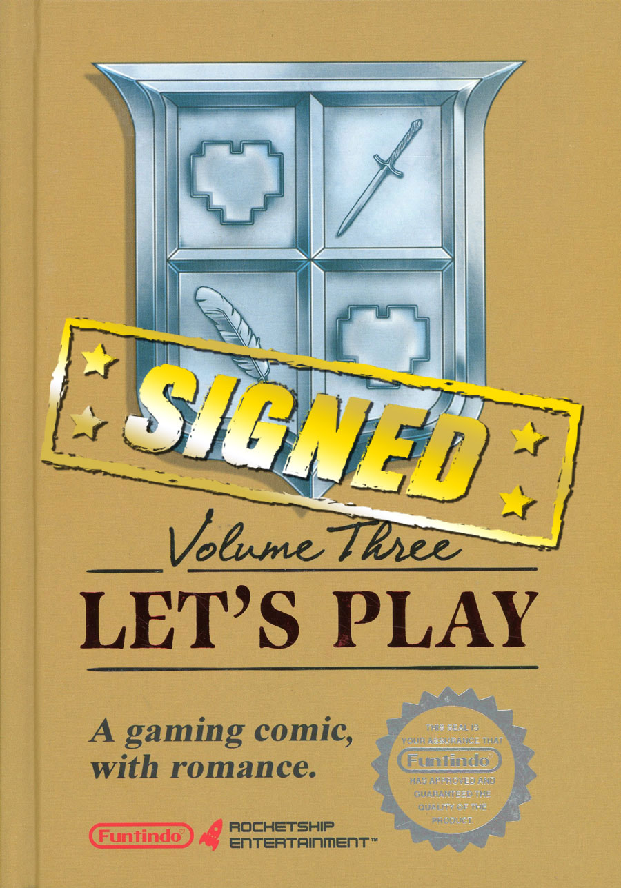 Lets Play Vol 3 HC Variant Gamer Edition Signed By Leeanne Krecic