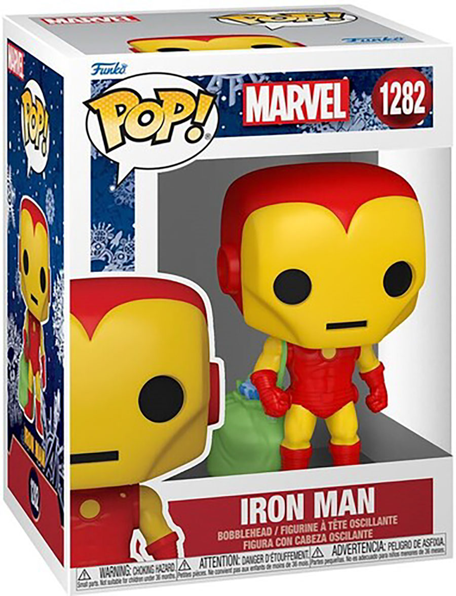 POP Marvel Holiday Iron Man With Gifts Vinyl Figure