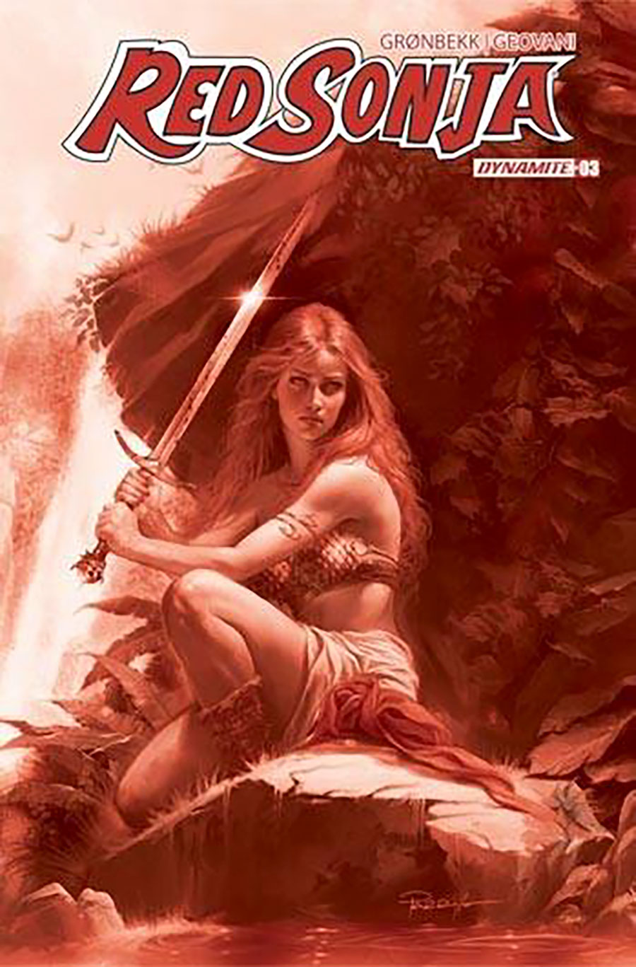 Red Sonja Vol 10 #3 Cover Y Incentive Lucio Parrillo Tint Cover