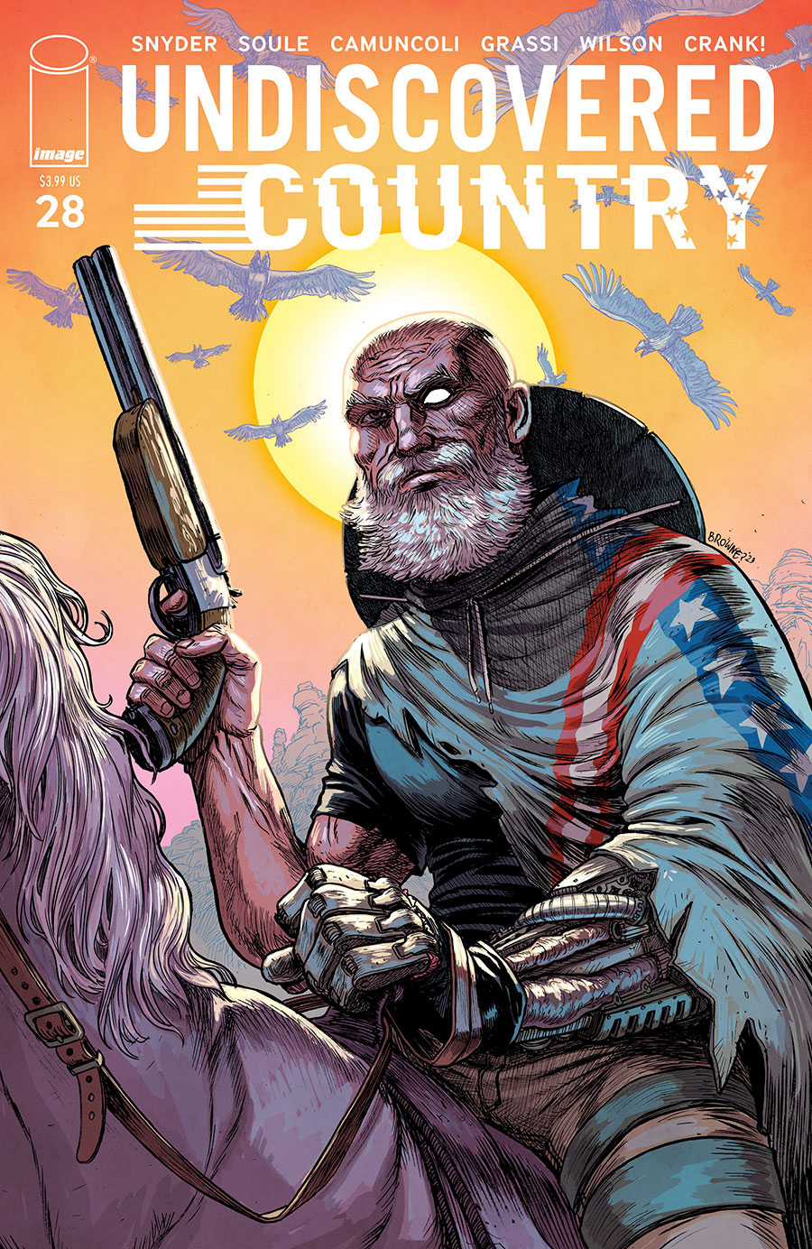 Undiscovered Country #28 Cover B Variant Ryan Browne Cover